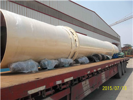 轉(zhuǎn)筒烘干機發(fā)往江蘇徐州