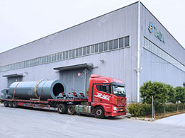 直徑2.4米的回轉窯發(fā)往內(nèi)蒙